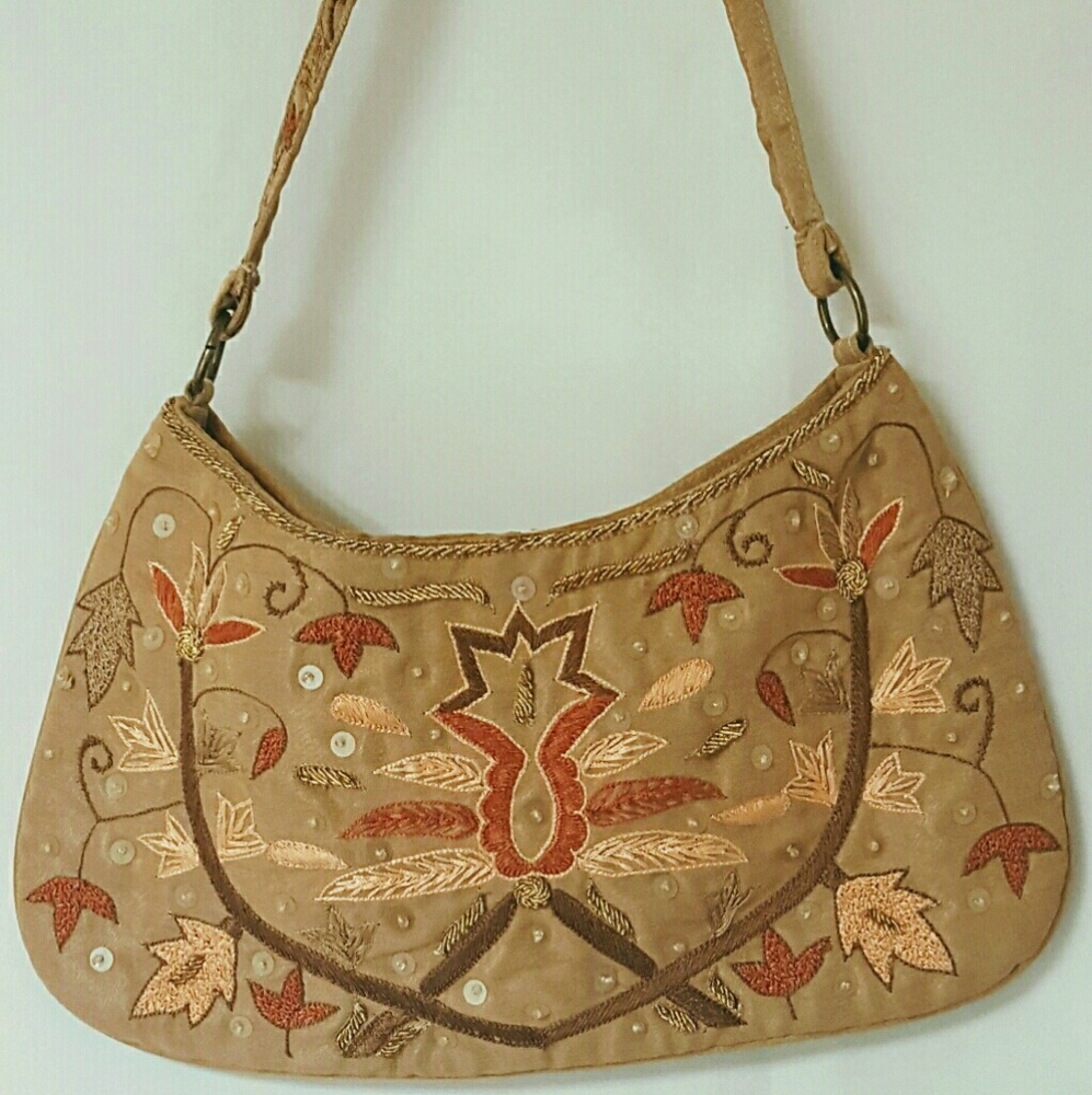 Express Silky Purse - Embroidered &Sequined